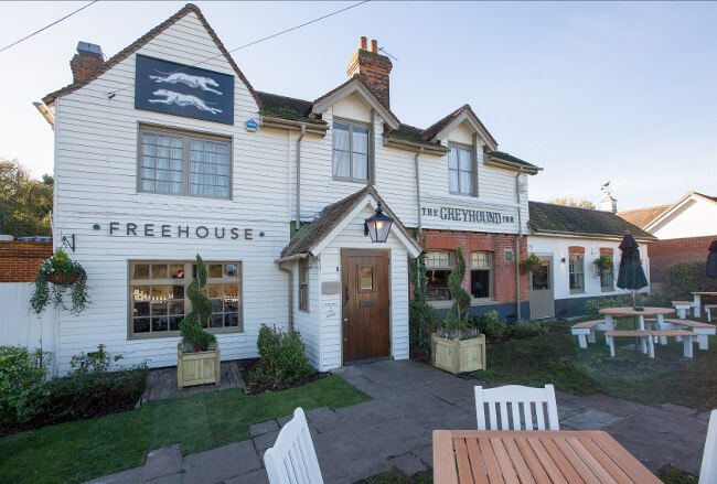 The Greyhound pub exterior