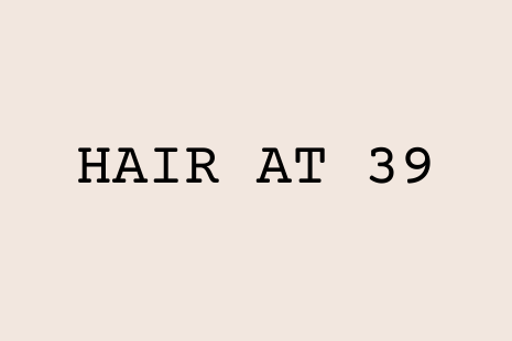 Hair at 39 logo