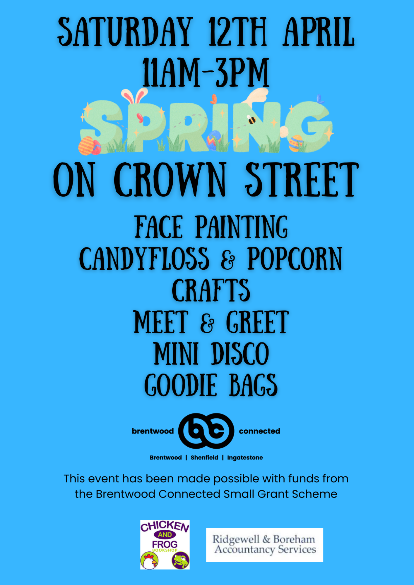 Image promoting Spring On Crown Street on Saturday 12 April.