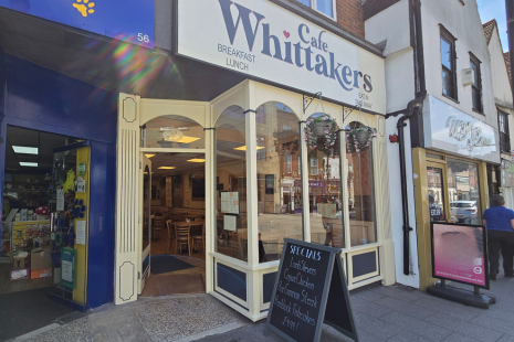 Image showing the exterior of Café Whittakers.