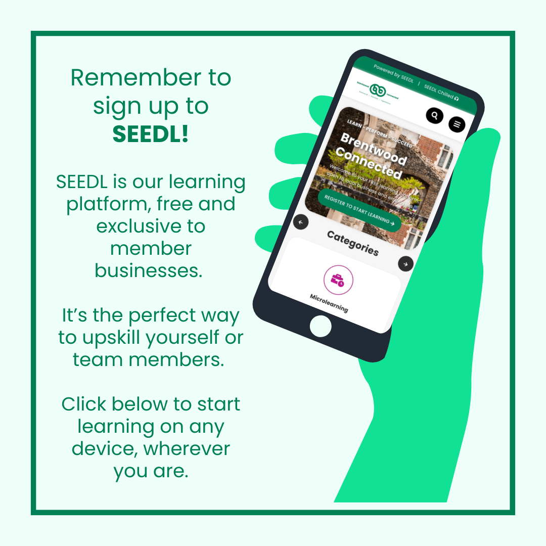 An image showing the SEEDL platform on a mock-up of a mobile phone and information about how to join the platform.