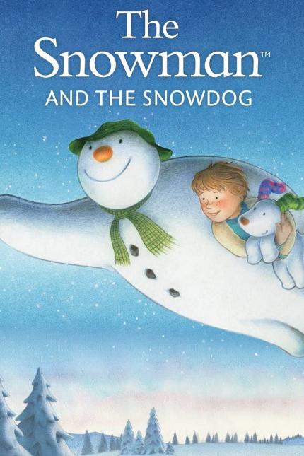 Snowman and Snowdog