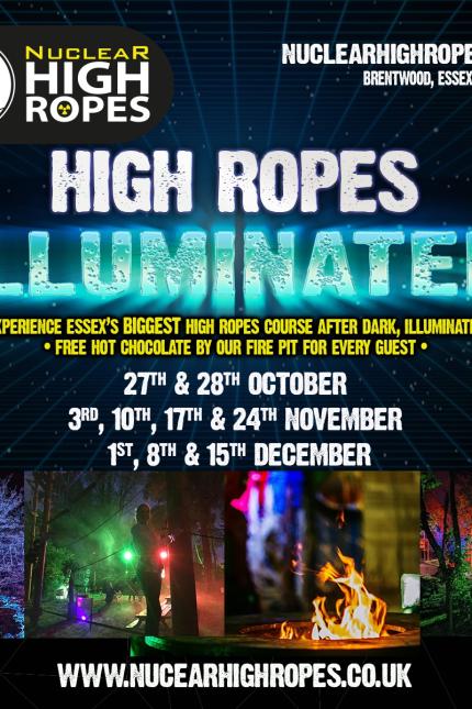 Nuclear High Ropes Illuminated