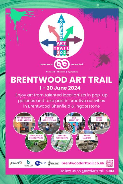 Brentwood Art Trail 2024 Poster (A4)