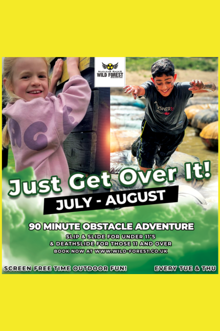 Image promoting Summer Just Get Over It at Nuclear Races in July and August 2025.
