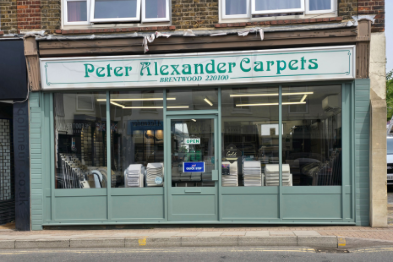 Image showing the exterior of Peter Alexander Carpets.