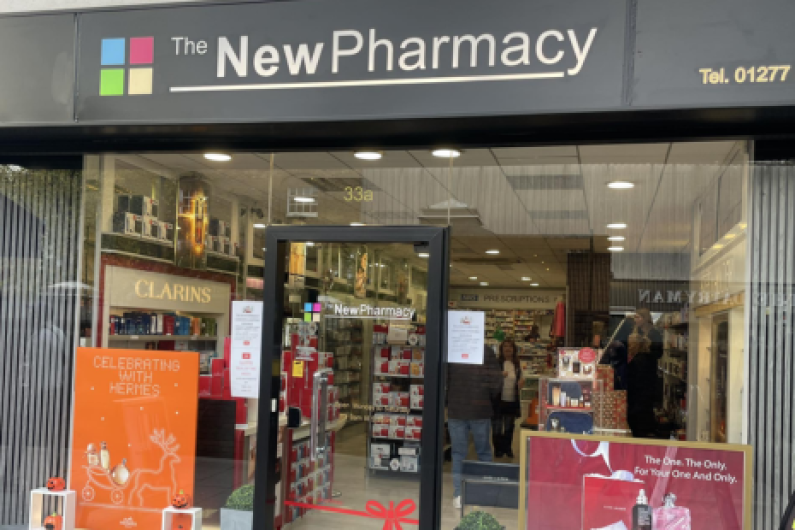 Image showing the exterior of The New Pharmacy in Brentwood High Street.