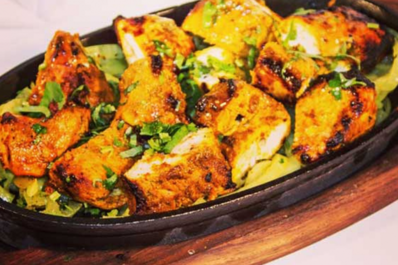 Tandoori chicken dish from Pilgrims Korai
