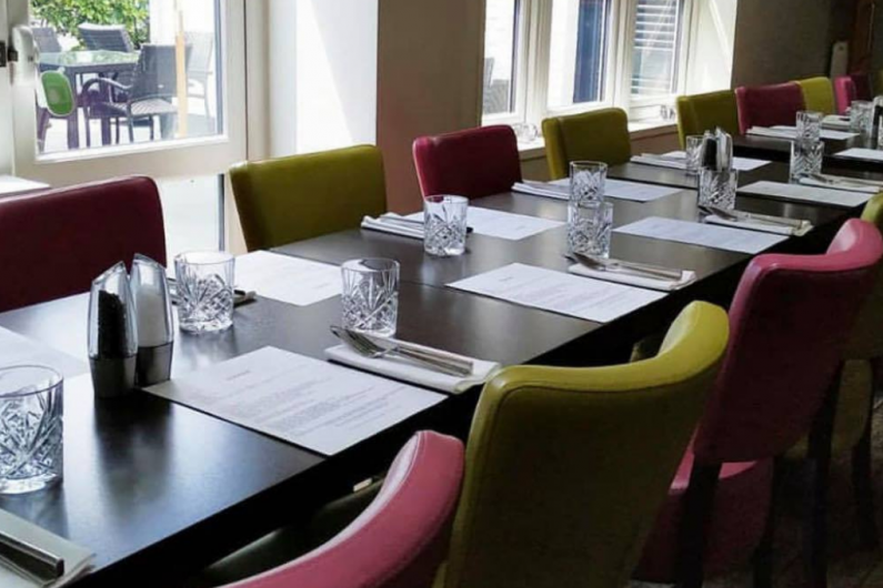 View of interior of The Plough dining area