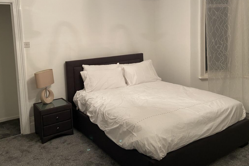 Bedroom at Victorian Conversion Flat