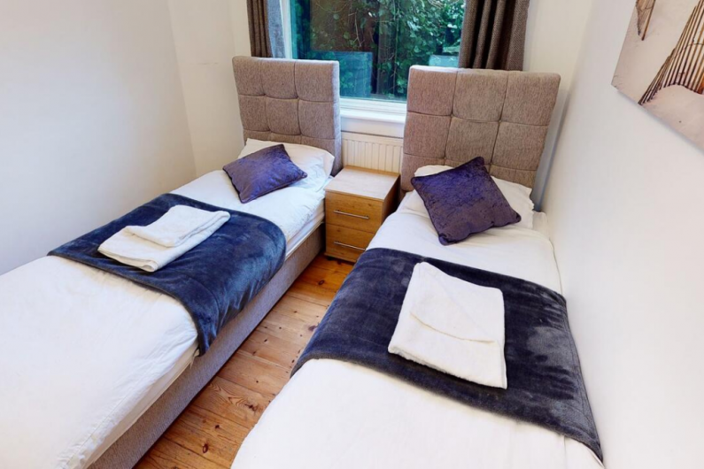 Niche Primrose Apartments bed set up