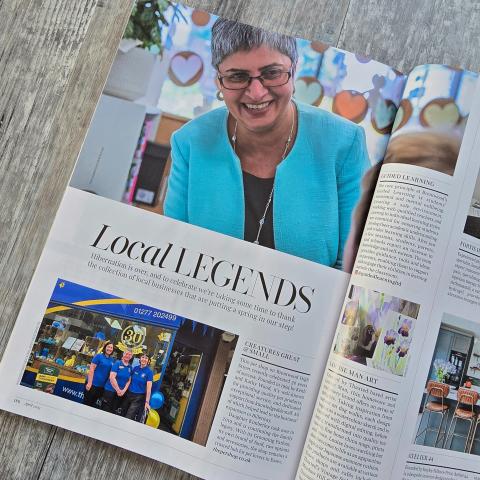 An image showing a page of Essex Life magazine.