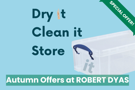 Image promoting Autumn special offers at Robert Dyas.
