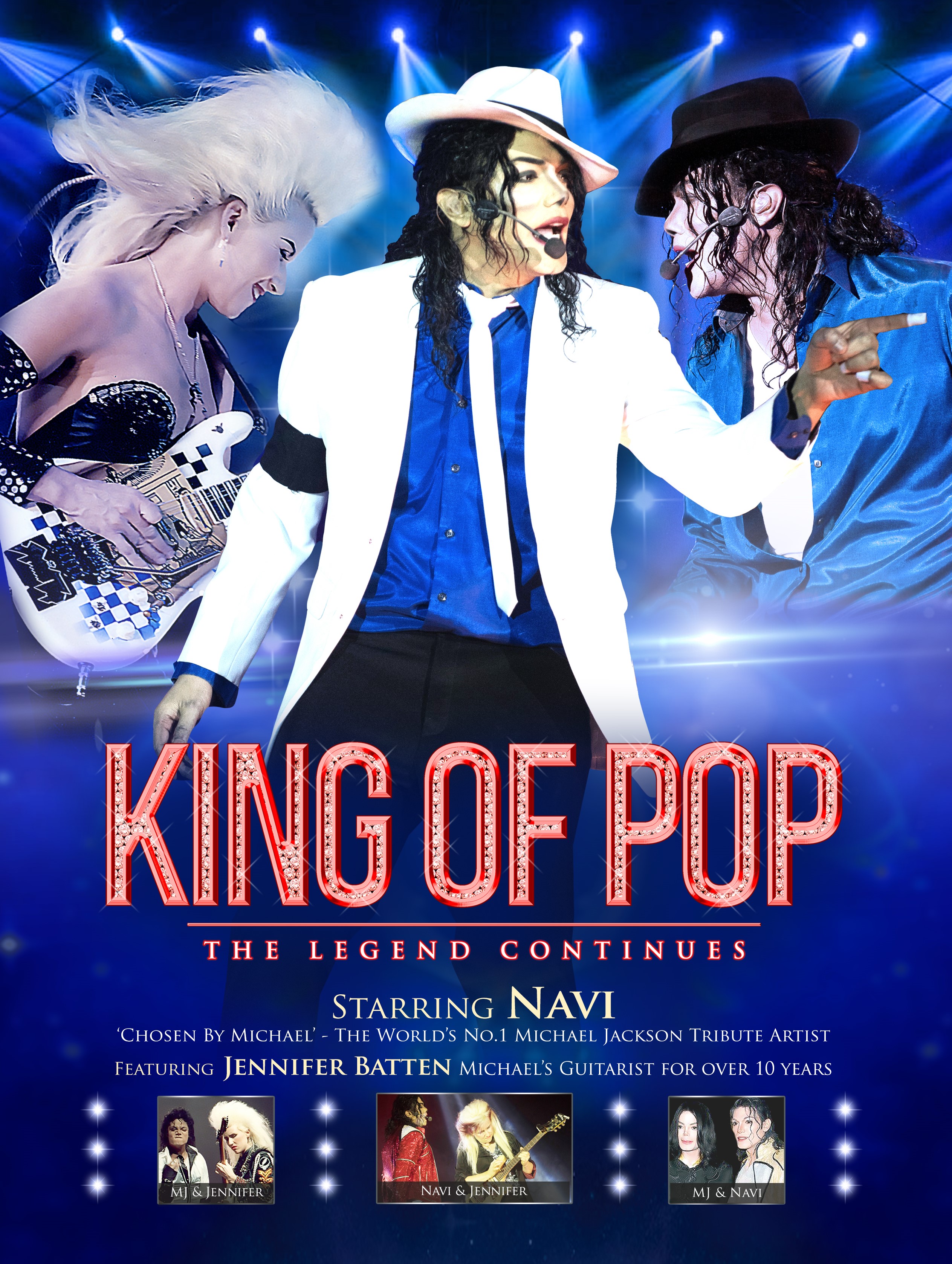 Image promoting The King of Pop Michael Jackson tribute show.