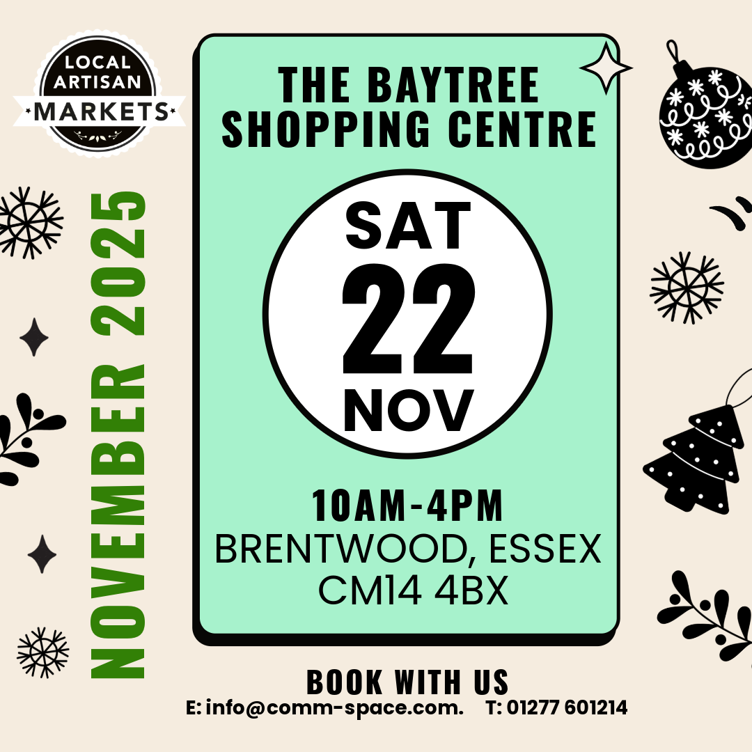 Poster for the Baytree Local Market in November 2025.